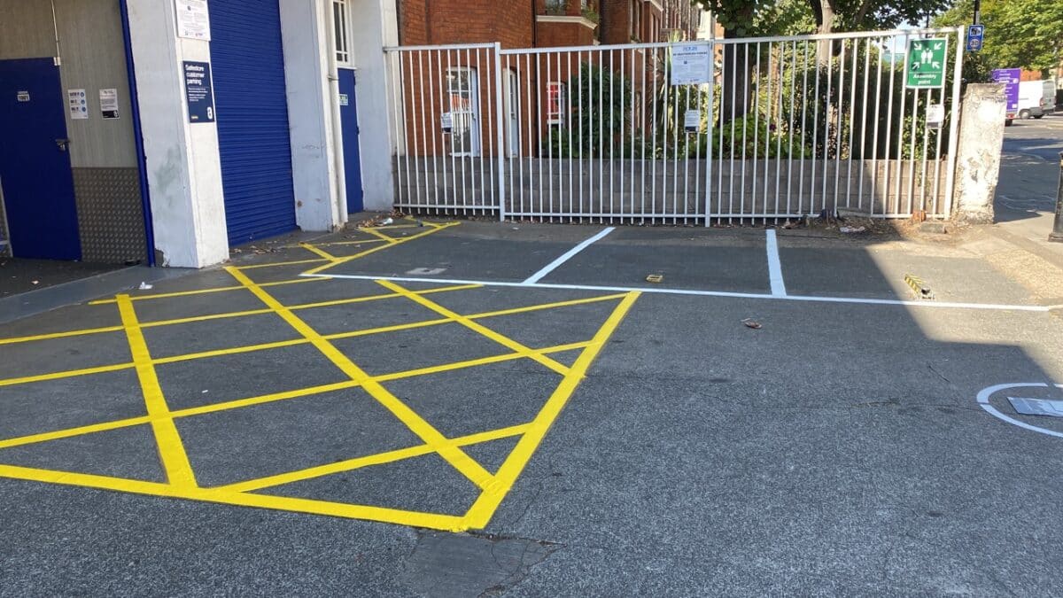 Outdoor Hatching in car park