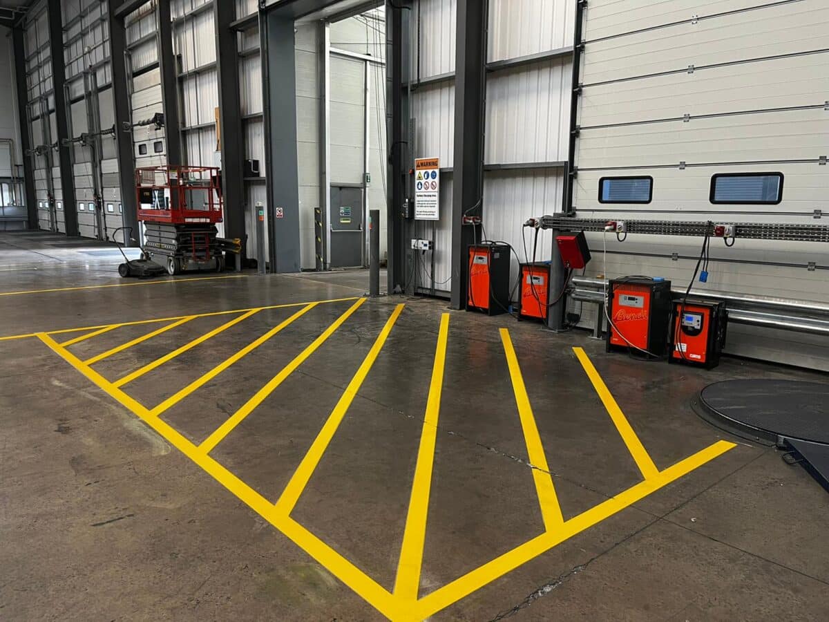 loading bay marking
