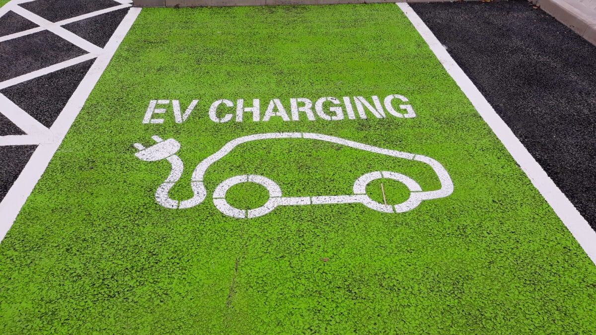 EV electric vehicle parking space