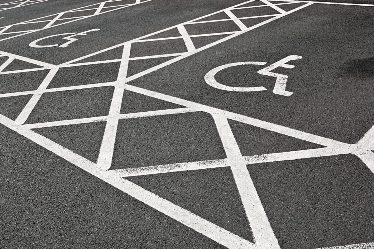 Disabled parking space
