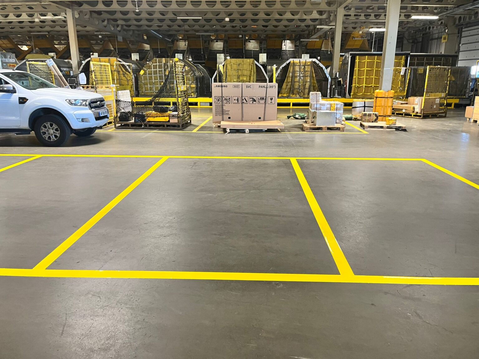 Warehouse Line Marking Pallet Location Marking Line Mark