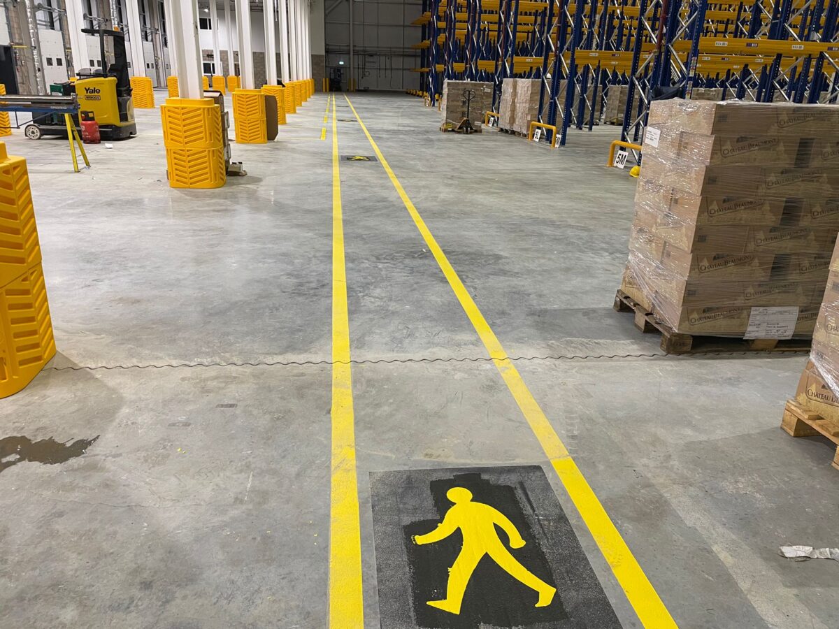 walkway marking