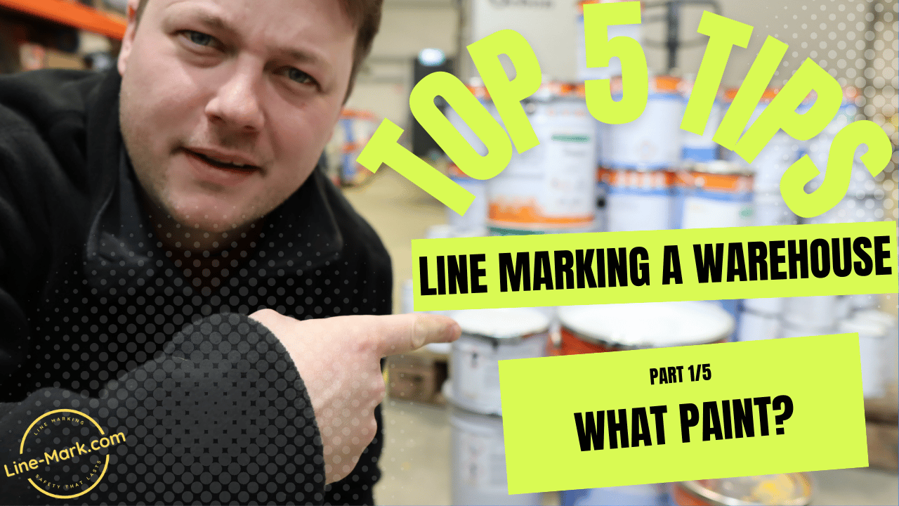 The Right Product for Warehouse Line Marking