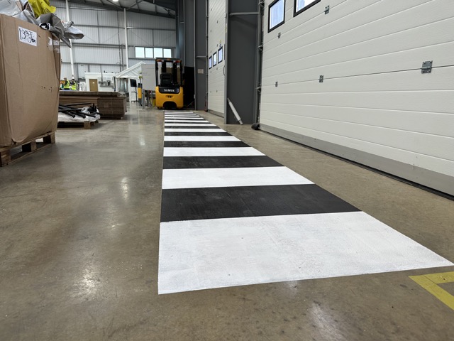 Warehouse Zebra Crossings