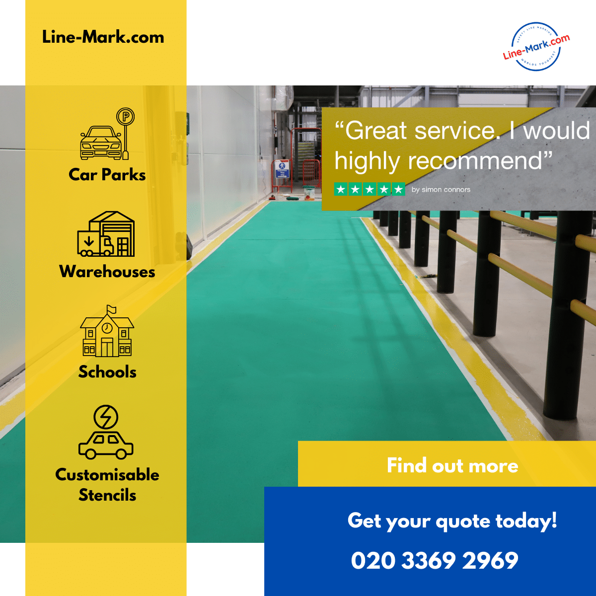 Line Painting Projects Line Mark