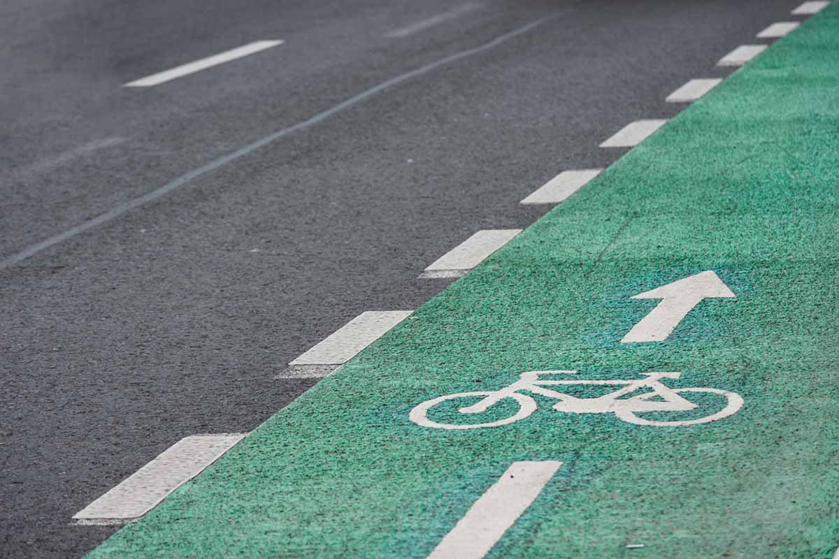 Green Road Markings